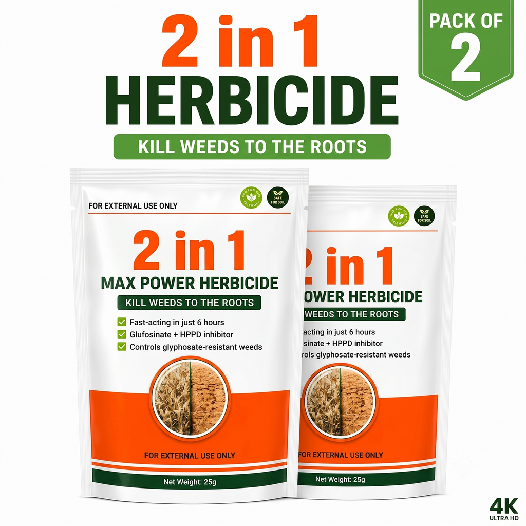 Dual-Action Weed Killer - Max Power Herbicide (Pack of 2)