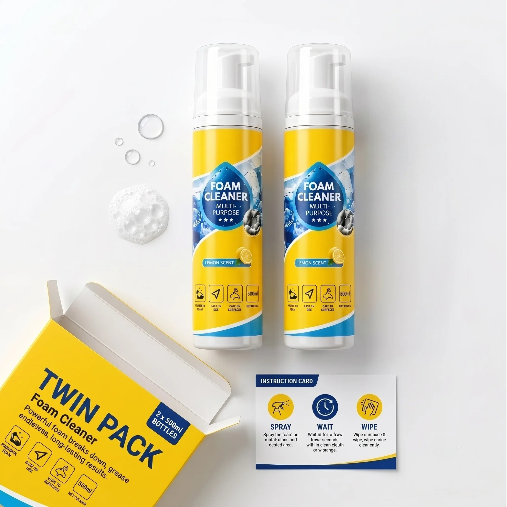 Foam Cleaner Multipurpose Stain Remover Buy1 Get1