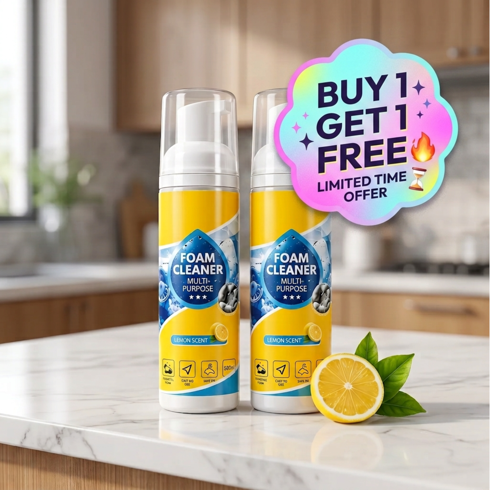 Foam Cleaner Multipurpose Stain Remover Buy1 Get1